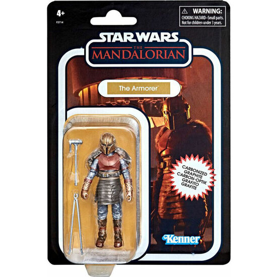 FIGURA THE ARMORER CARBONIZED COLLECTION STAR WARS 10CM VINTAGE