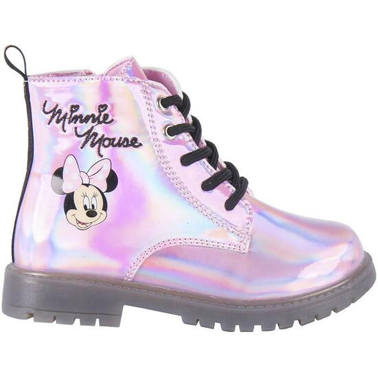 Botas Casual Luces Minnie Pink