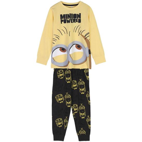 Pijama Largo Single Jersey Minions Yellow