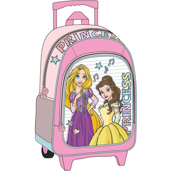 Mochila Escolar Trolley 41 Cm Princess Pink