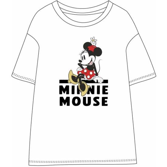 Camiseta Corta Single Jersey Minnie White