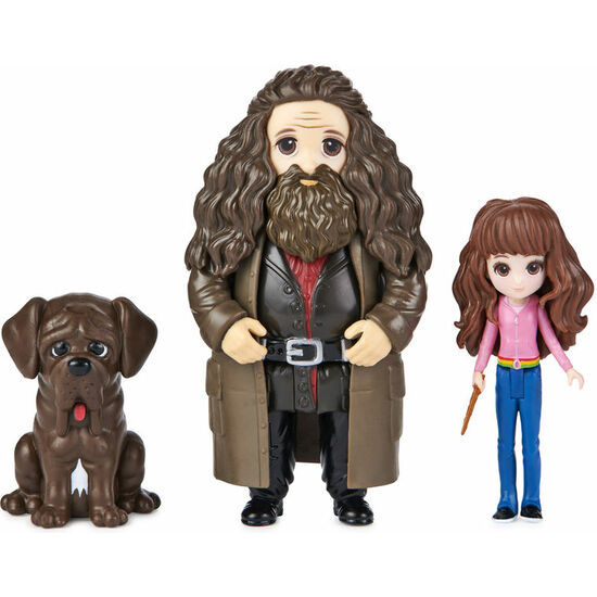 BLISTER FIGURAS HERMIONE AND HAGRID HARRY POTTER WIZARDING WORLD
