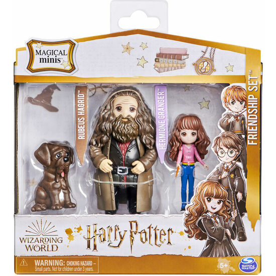 BLISTER FIGURAS HERMIONE AND HAGRID HARRY POTTER WIZARDING WORLD