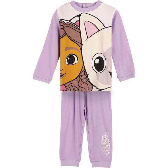 Pijama Largo Interlock Gabby´s Dollhouse Purple