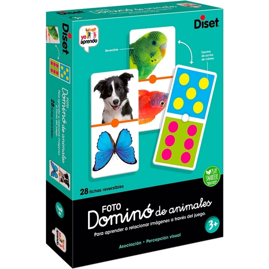 DOMINO PHOTO ANIMALES DISET + 3 AÑOS