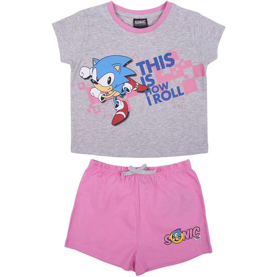 Pijama Corto Single Jersey Sonic