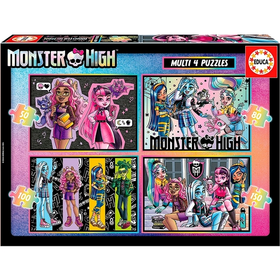 Monster High Puzzle Múltiple 50-80-100-150 Piezas