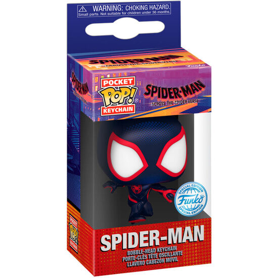 Llavero Pocket Pop Marvel Spiderman Across The Spiderverse Spider-man