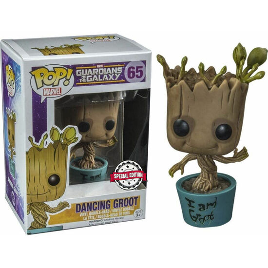 Figura Pop Marvel Guardians Of The Galaxy Dancing I Am Groot Exclusive