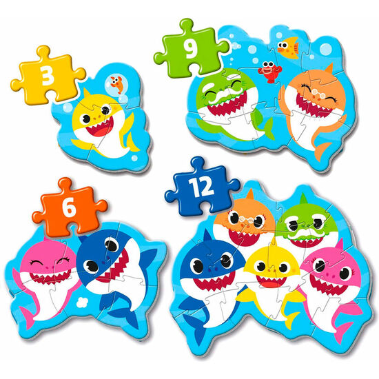 PUZZLE MY FIRST PUZZLE BABY SHARK 3-6-9-12PZS CLEMENTONI