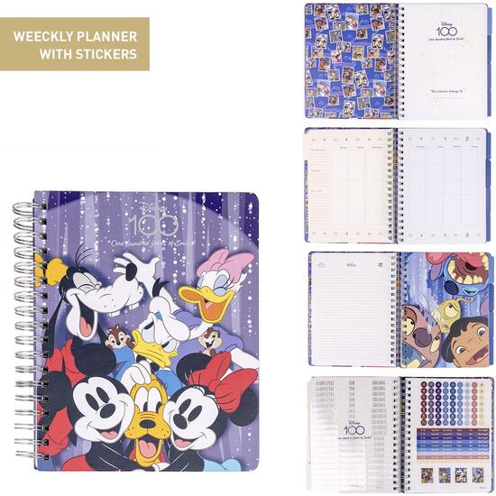 Planificador Semanal Disney 100