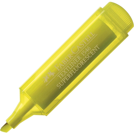 PACK 10 ROTULADORES FLUOR FABER-CASTELL  AMARILLO