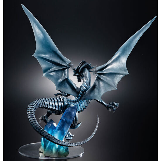 FIGURA BLUE EYES WHITE DRAGON DUEL MONSTERS ART WORKS HOLOGRAPHIC EDITION YU-GI-OH!  28CM