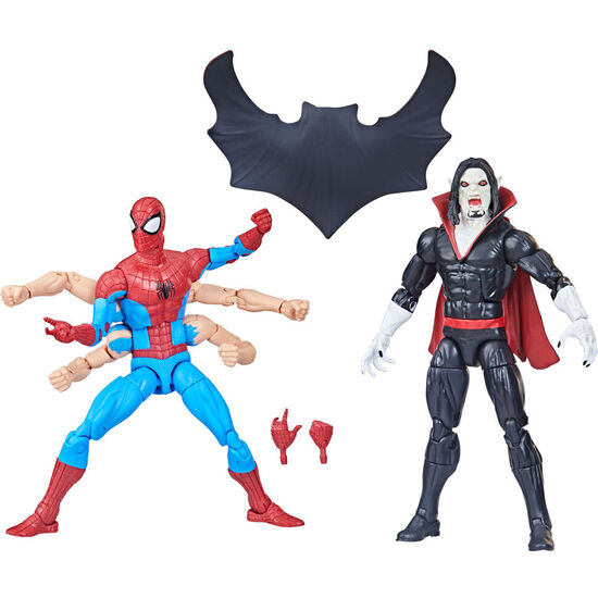 Figuras Spiderman & Morbius The Amazing Spiderman Marvel 15cm