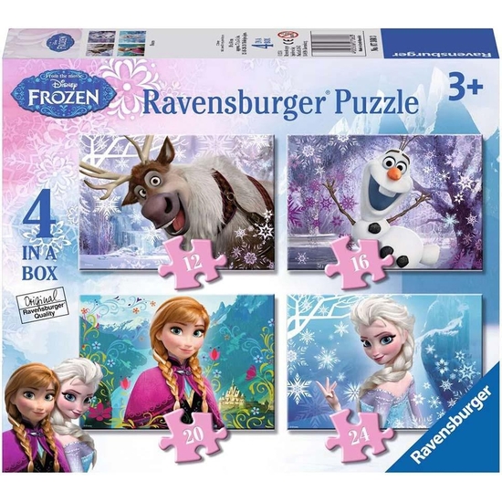 Frozen Puzzle 4x1 - 12-16-20-24 Pzas