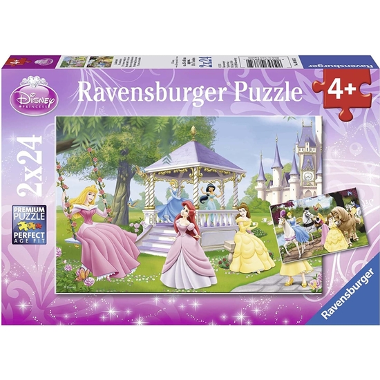 Princesas Disney Puzzle Doble 2x24pz