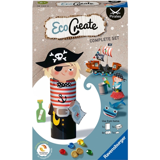 Ecocreate Piratas Set Creativo Material Reciclado
