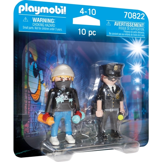 Playmobil Duo Pack Policía Y Vándalo
