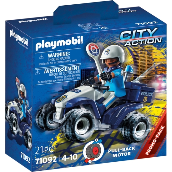 Playmobil Action Policía Speed Quad