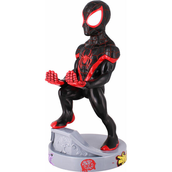 Cable Guy Soporte Sujecion Figura Miles Morales Spiderman Marvel 21cm