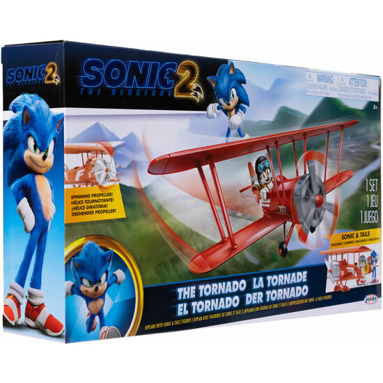 Playset Avion Sonic 2 Sonic The Hedgehog