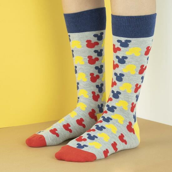 CALCETINES MICKEY GRAY