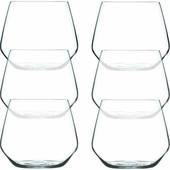 Set 6 Vasos De Agua 38 Cl De Cristal Colección Barware
