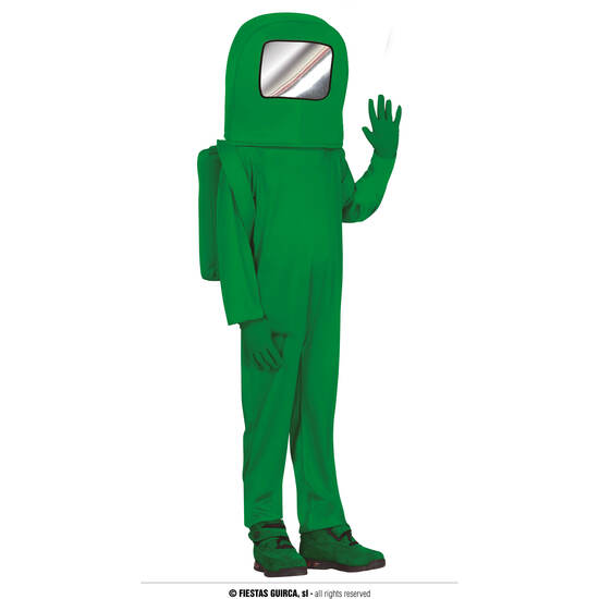 Disfraz Astronauta Verde 5-6 Años