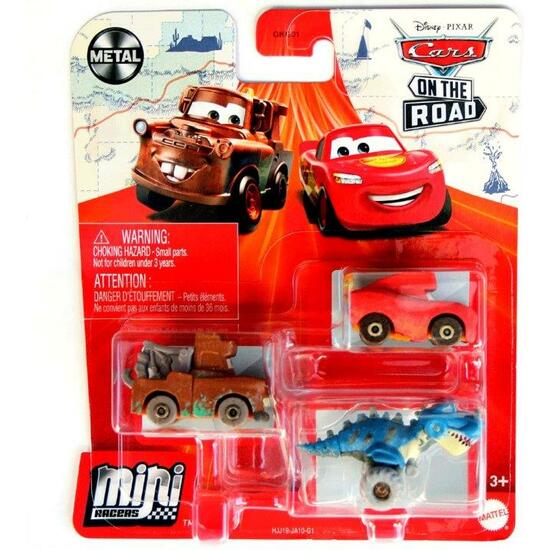 PACK 3 COCHES CARS MINI RACERS