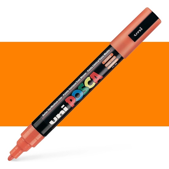 Rotulador Uni Posca Pc-5m Color Naranja