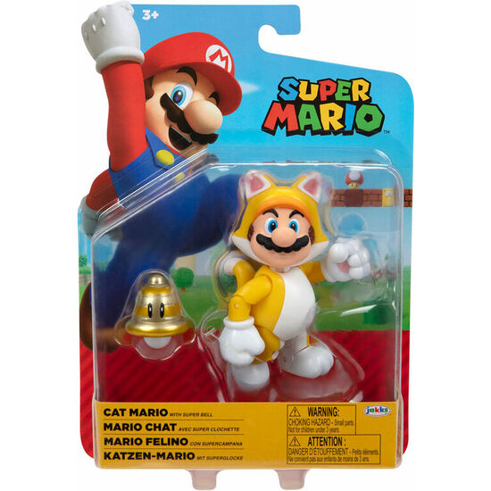 Figura Mario Felino Super Mario Nintendo 10cm