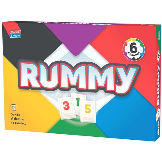 Juego Rummy 6 Jugadores + 6años