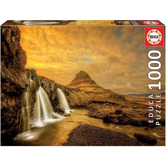 Puzzle Educa 1000 Pzas Cascada Islandia
