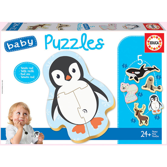Puzzle Educa Baby Animales Polares 24m