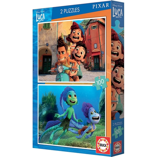 Luca Disney Puzzle 2x100 Pzas