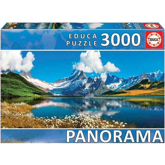 Puzzle Educa 3000 Panorama Lago Suiza