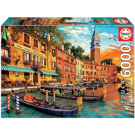 Puzzle Educa 6000 Puesta Sol Venecia