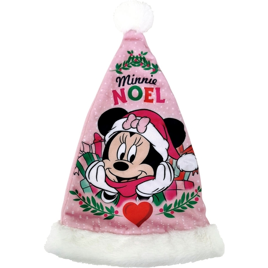 Minnie Mouse Gorro Papá Noel 37 Cm