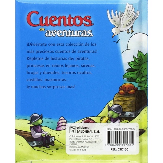 LIBRO CUENTOS DE AVENTURAS 280 PÁGINAS 16X19