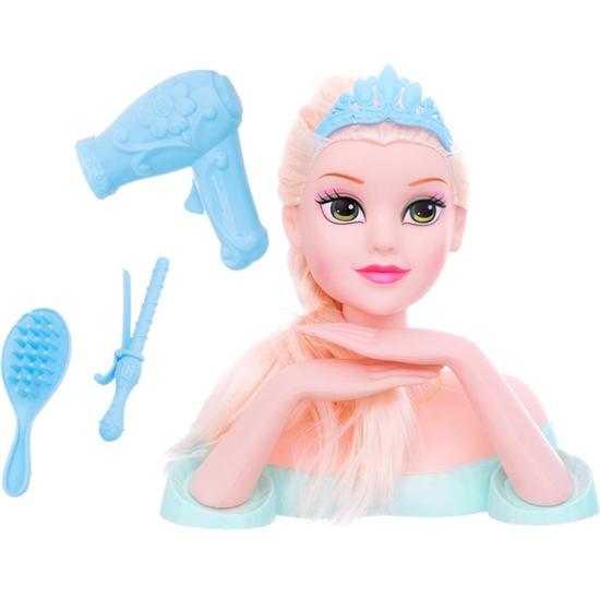 Cabeza Maniquí Snow Princess+accesorios 2 Modelos Surtidos