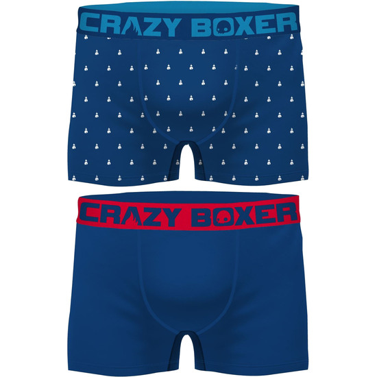 Set 2 Boxers Crazy Boxer 95% Algodón Orgánico