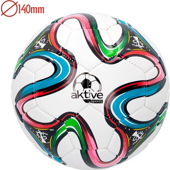 Balón Fútbol Mini Cuero Sintético 14 Cm 180 Gr