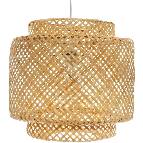 Lámpara Colgante Con Temática Natural En Bambú D.40cm|d. 40 X H. 38 Cm