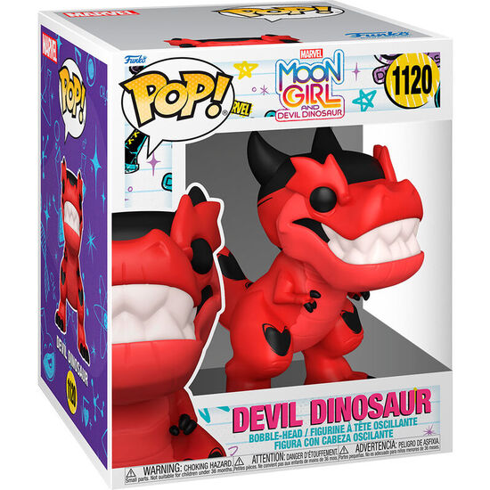 Figura Pop Marvel Moon Girld And Devil Dinosaur Devil Dinosaur