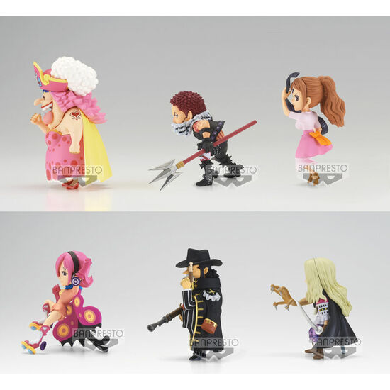 PACK 12 FIGURAS WORLD COLLECTABLE LANDSCAPES VOL.9 THE GREAT PIRATES 100 ONE PIECE 7CM SURTIDO