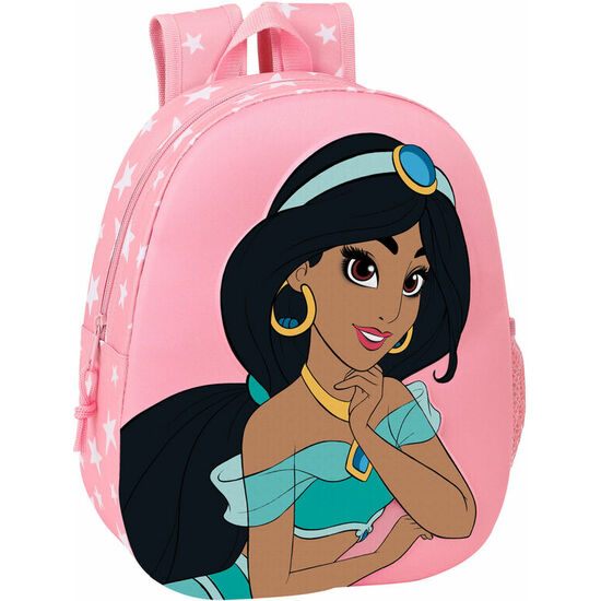 Mochila 3d Jasmine Aladdin Disney 32cm