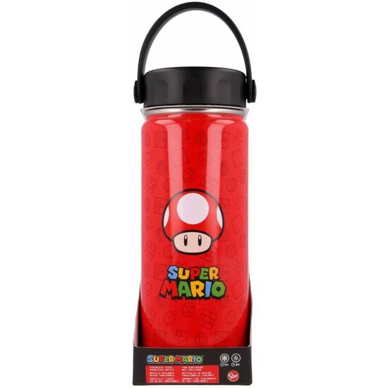 Botella Termo Acero Inoxidable Super Mario Bros Nintendo 530ml