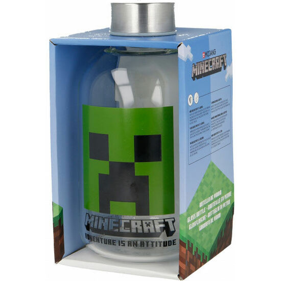 Botella Cristal Minecraft 620ml