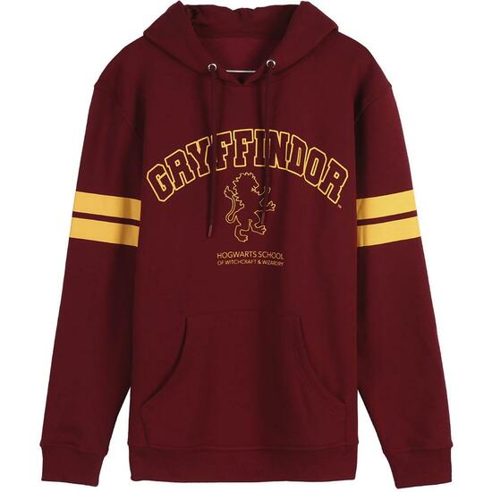 Sudadera Con Capucha Cotton Brushed Harry Potter Dark Red