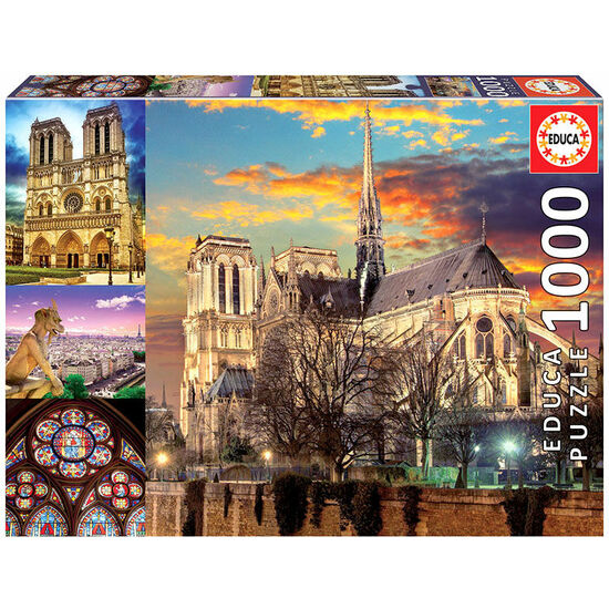 Puzzle Collage De Notre Dame 1000pzs